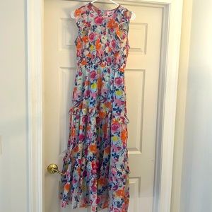 Banjanan floral maxi dress